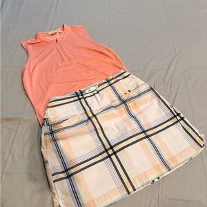 Walter Hagen coral sleeveless golf